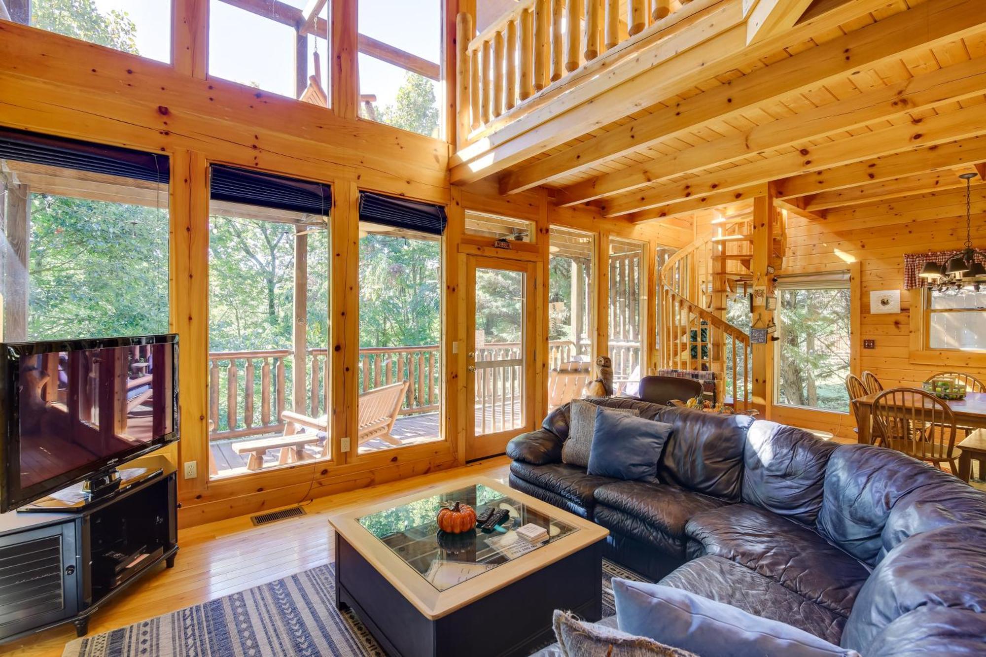 Secluded And Wooded Wears Valley Cabin With Fire Pit! Sevierville Exteriör bild